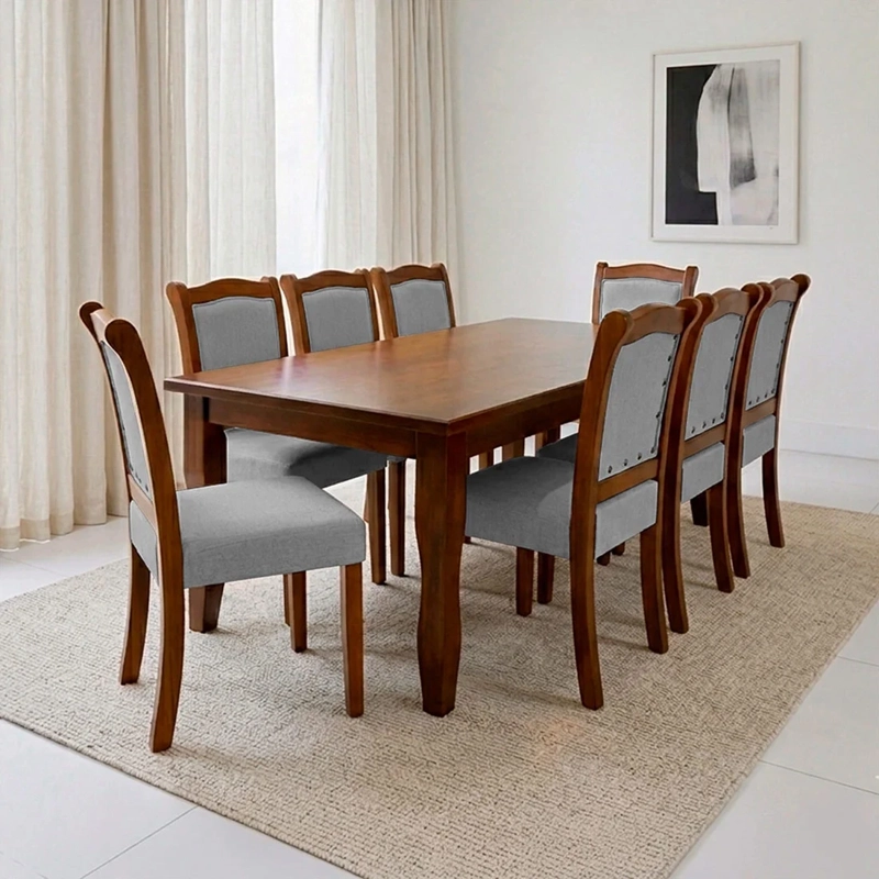 JUEGO DE COMEDOR LIVING FACTORY DUBAI 8 SILLAS - 1