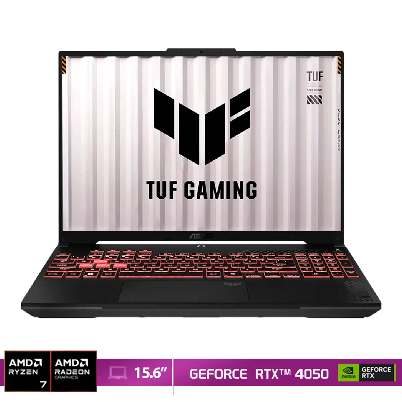 NOTEBOOK ASUS TUF GAMING A16 FA607NUQ-RL060W AMD RYZEN 7 16GB RAM 512GB SSD NVIDIA RTX 4050 16” - 1