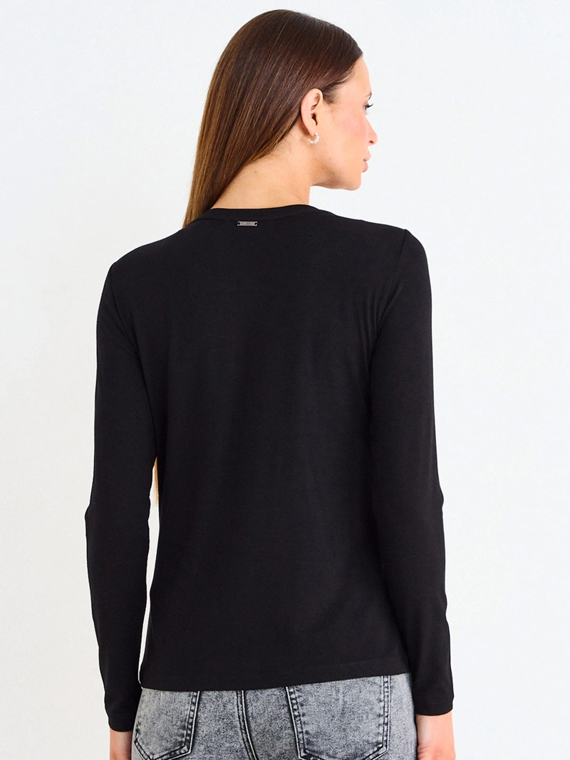 POLERA MUJER ASH MANGA LARGA  - 3