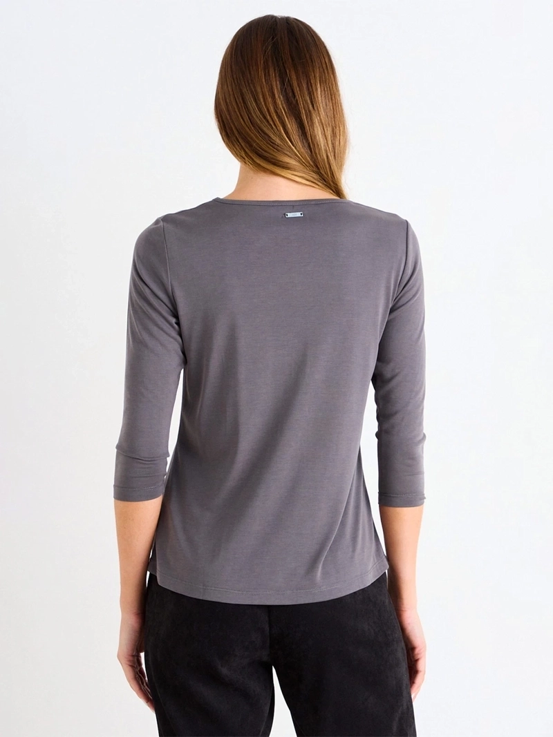 POLERA MUJER ASH ESCOTE REDONDO MANGA 3/4 - 2