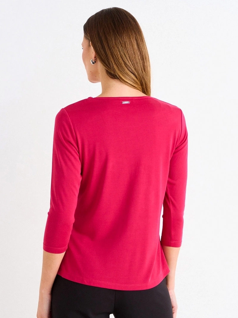 POLERA MUJER ASH ESCOTE REDONDO MANGA 3/4 - 3