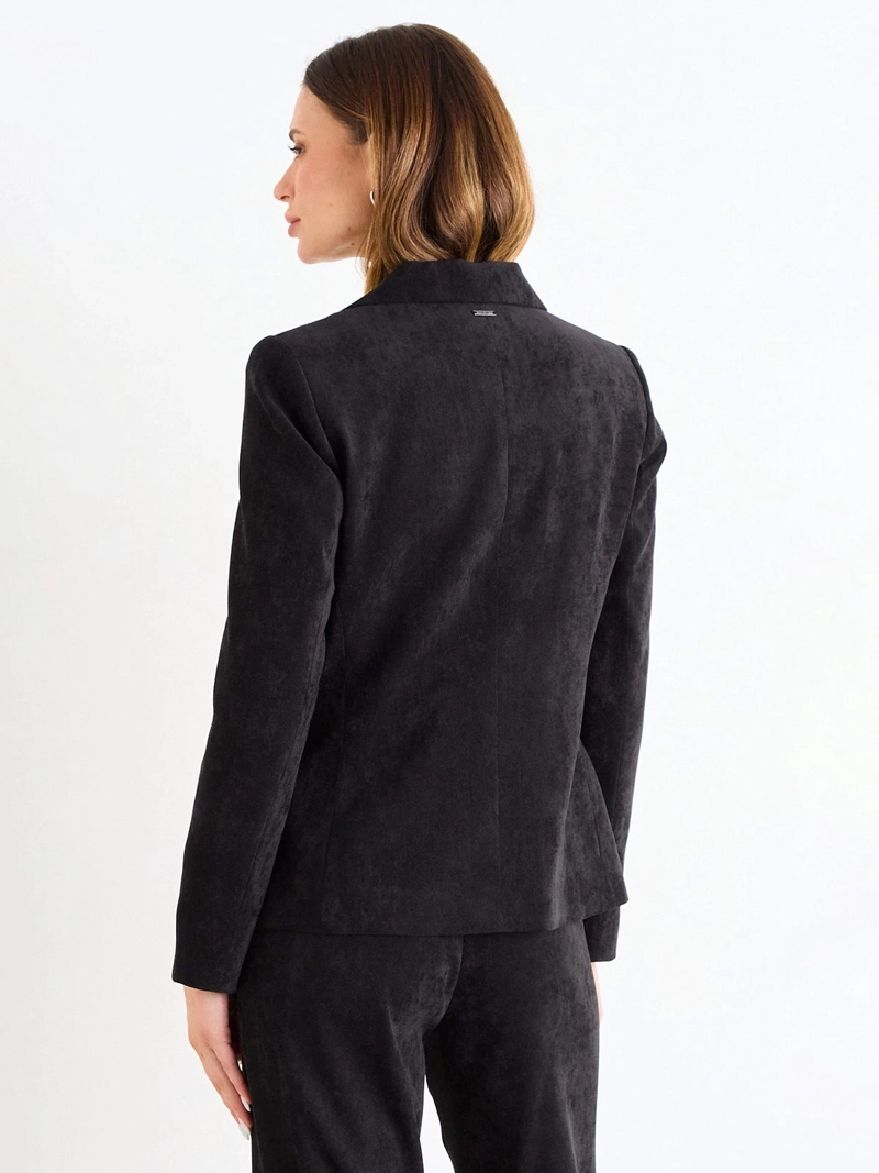 BLAZER MUJER ASH LISO SOLAPA ABOTONADO - 2