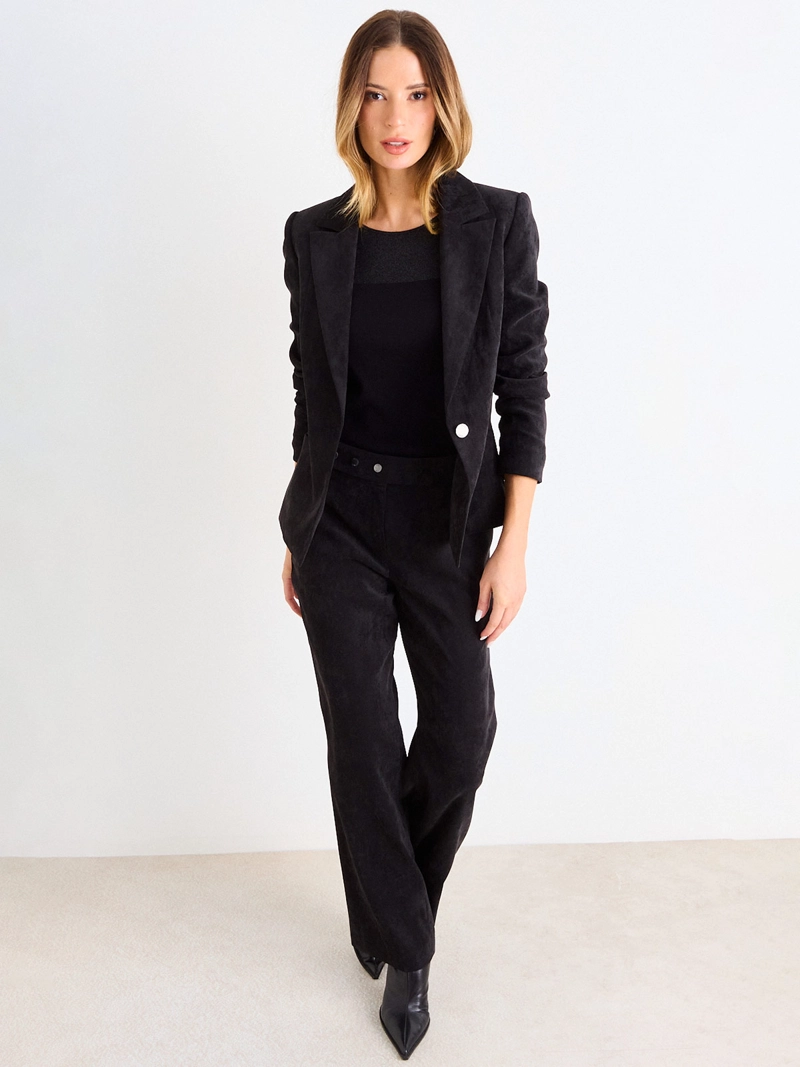 BLAZER MUJER ASH LISO SOLAPA ABOTONADO - 4