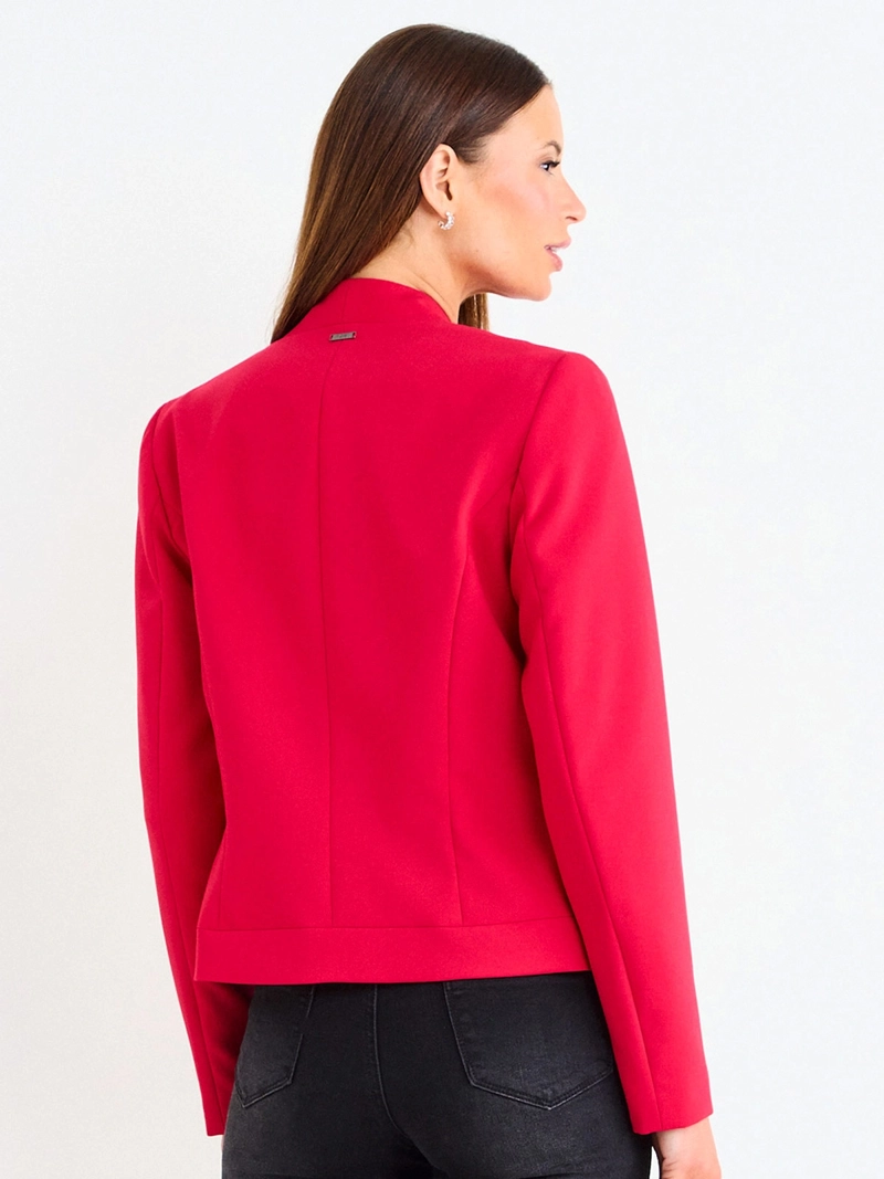 BLAZER MUJER ASH MANGA LARGA SIN SOLAPA - 3
