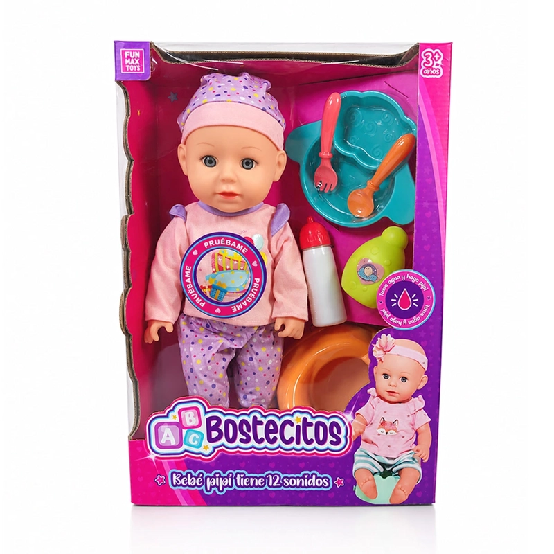 MUÑECA BOSTECITOS ABC PIPI ACCESORIOS 12 SONIDOS - 1