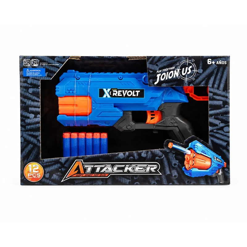 LANZADOR ATTACKER TAMBOR GIRATORIO 29 CM - 2