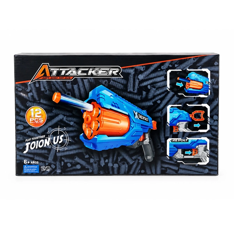 LANZADOR ATTACKER TAMBOR GIRATORIO 29 CM - 3
