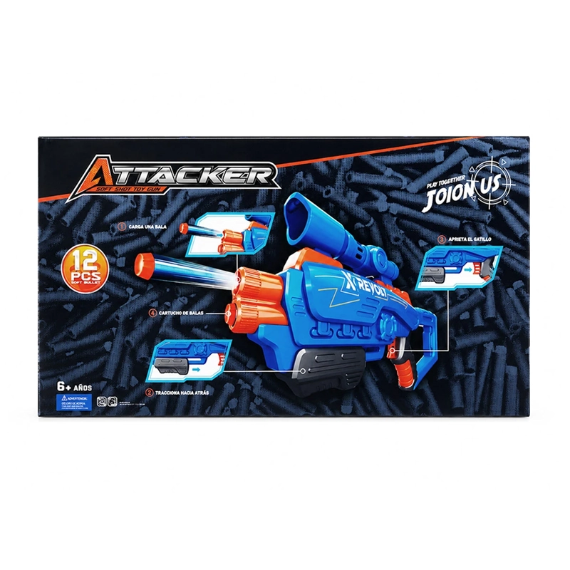 LANZADOR ATTACKER 40 CM CON MIRA - 2