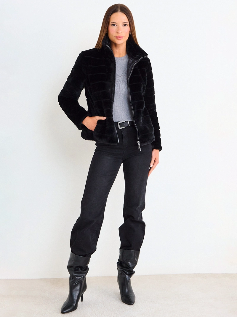 CHAQUETA MUJER ASH CUELLO ALTO MANGA LARGA - 1
