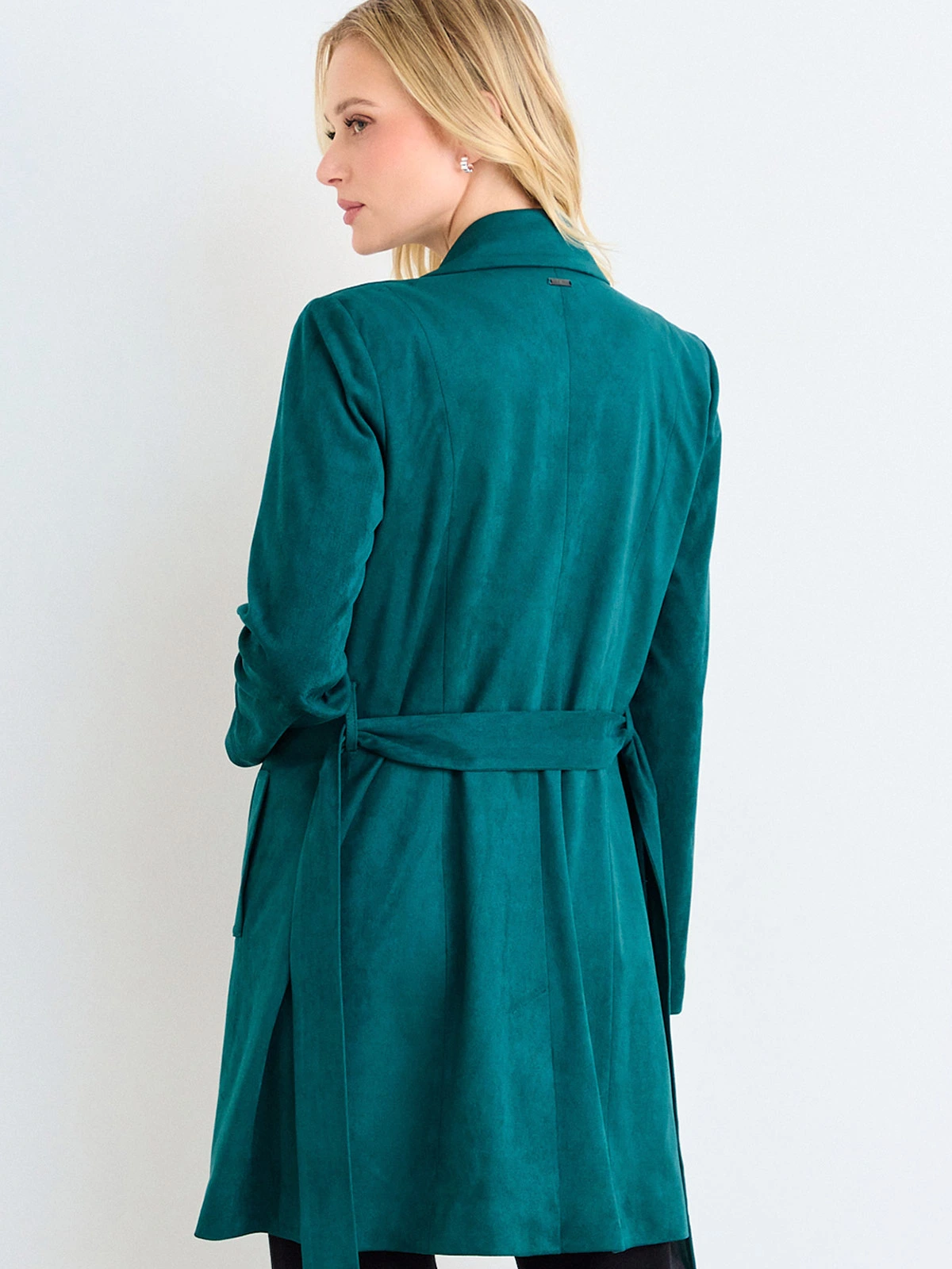 CHAQUETA MUJER ASH TRENCH LISO CUELLO CAMISERO - 3