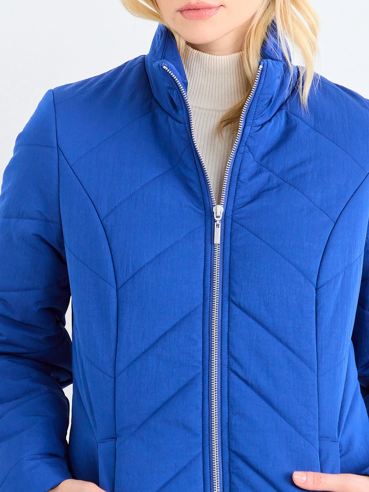 PARKA MUJER ASH CUELLO ALTO LISA ACOLCHADO - 5