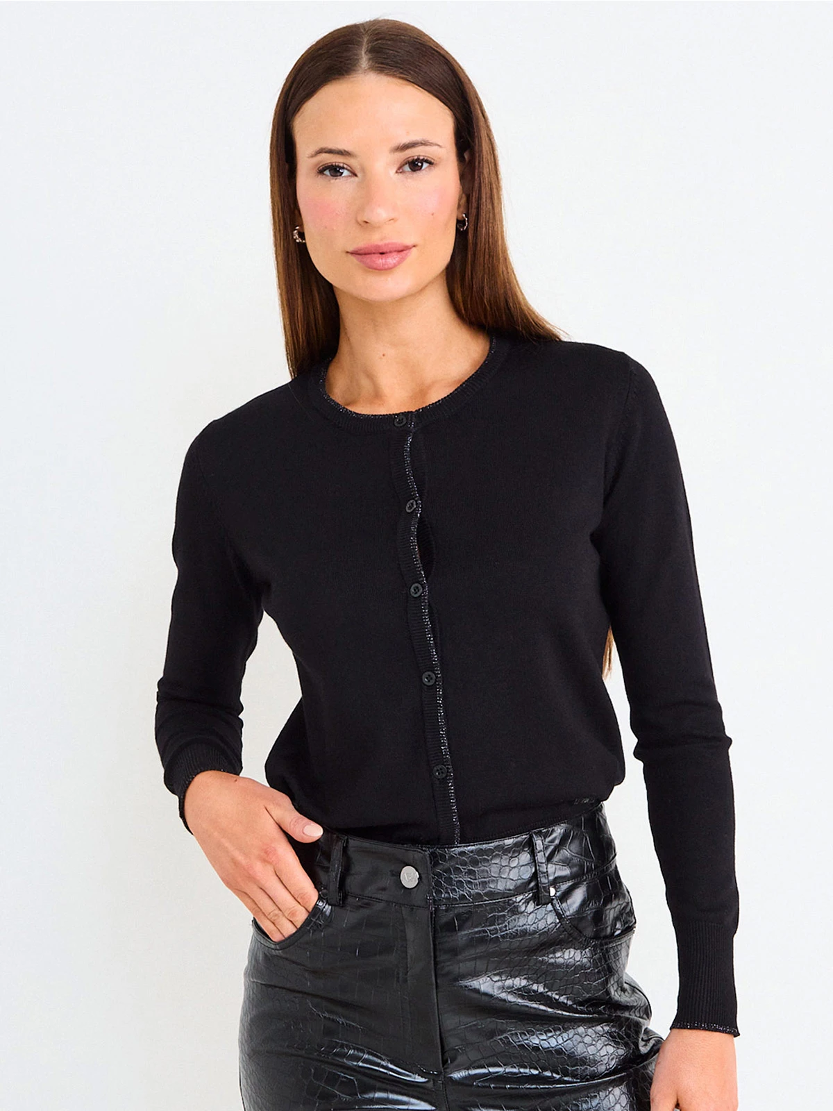 CARDIGAN MUJER ASH BÁSICO - 2