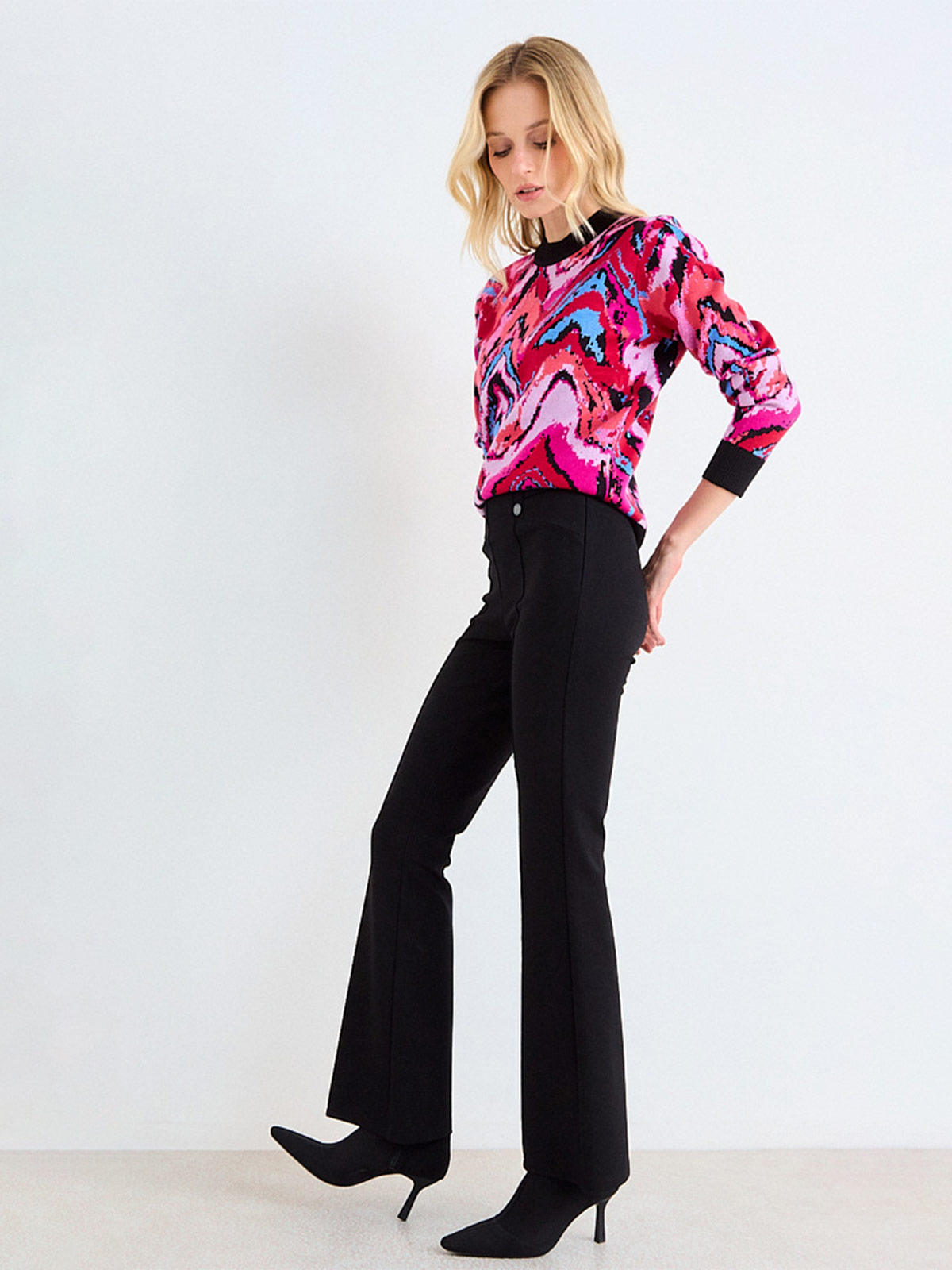 SWEATER MUJER ASH CUELLO REDONDO JACQUARD - 2
