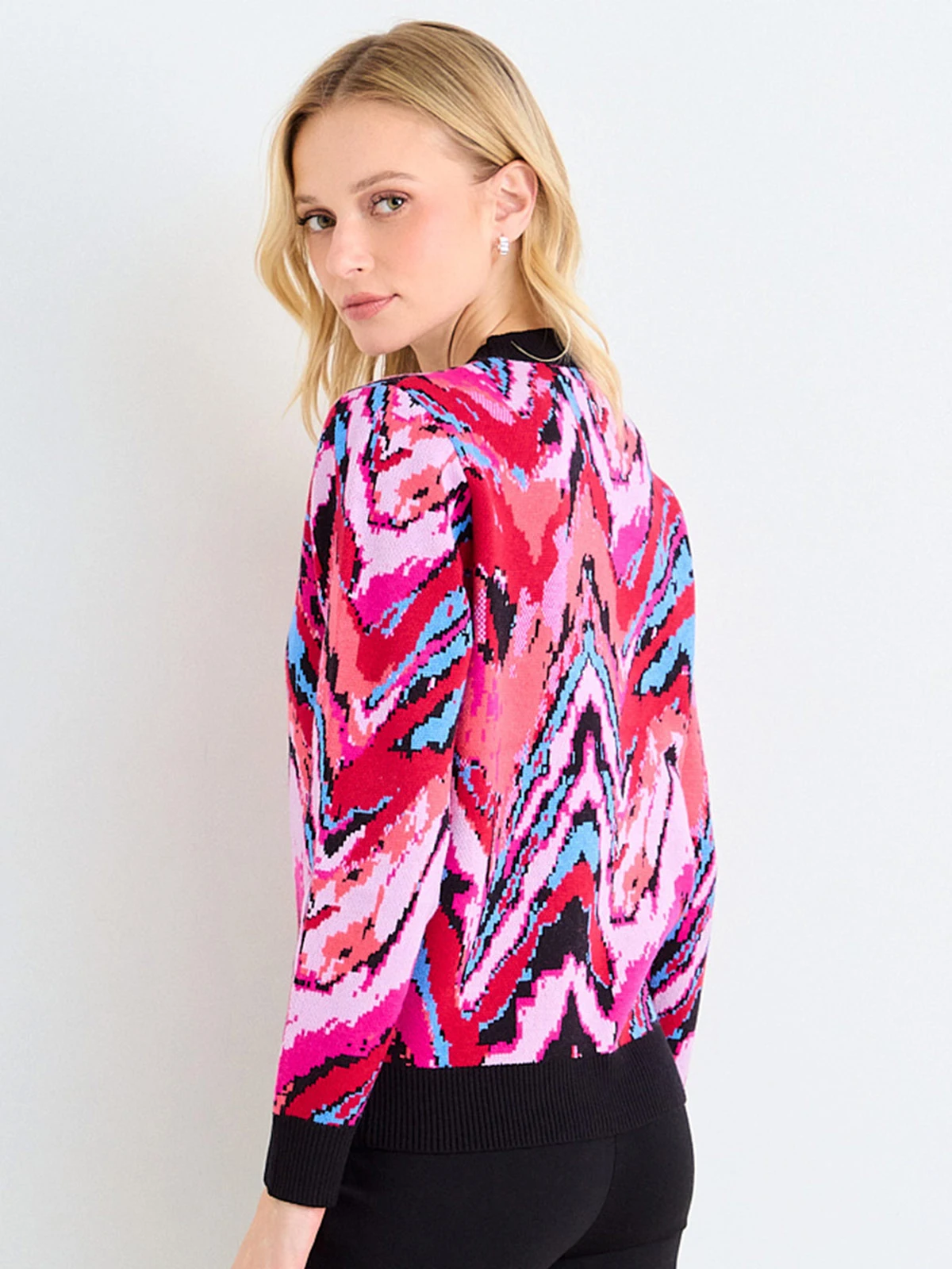 SWEATER MUJER ASH CUELLO REDONDO JACQUARD - 4