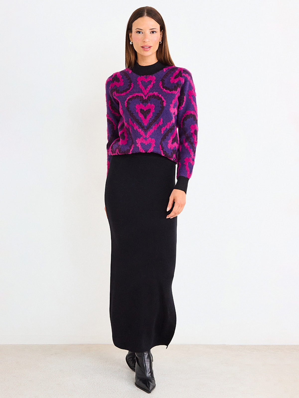 SWEATER MUJER ASH JACQUARD - 1