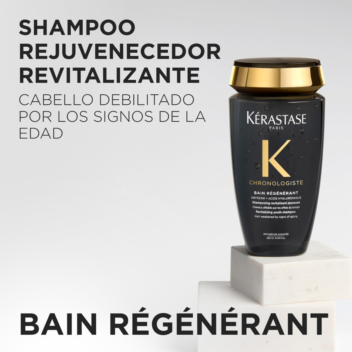 SHAMPOO REVITALIZANTE KERASTASE BAIN RÉGÉNÉRANT CHRONOLOGISTE 250 ML - 2