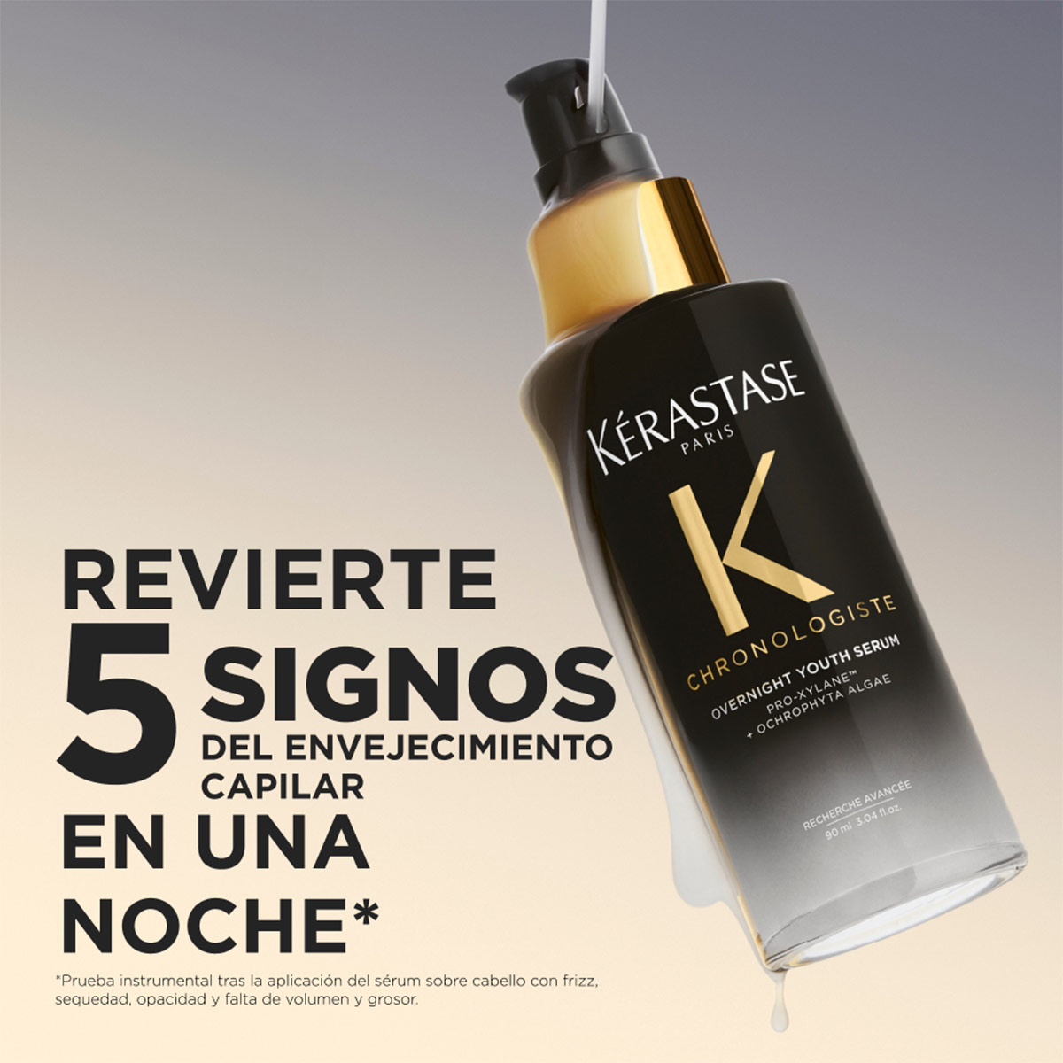 SÉRUM NOCTURNO REVITALIZANTE KERASTASE OVERNIGHT YOUTH SERUM CHRONOLOGISTE 90 ML - 6