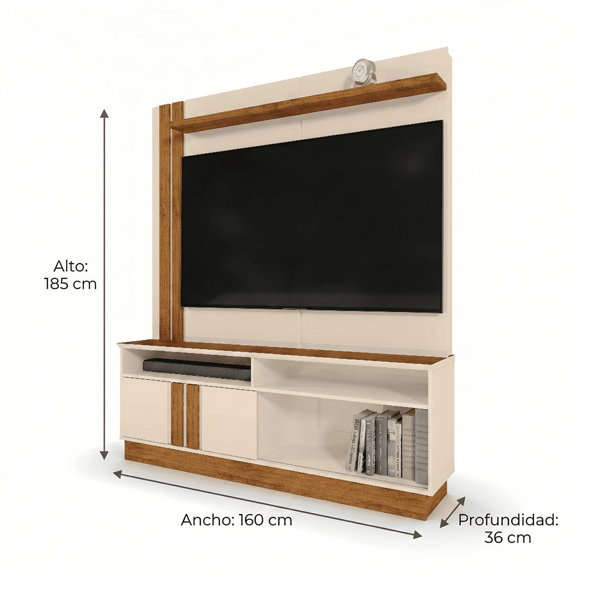CENTRO TV EXIT FORTALEZA BEIGE 60” - 5