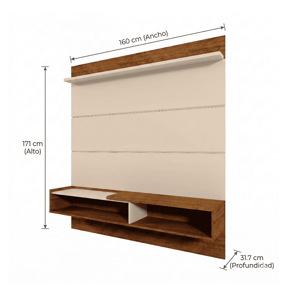 CENTRO TV EXIT TRIUNFO BEIGE 65” - 4