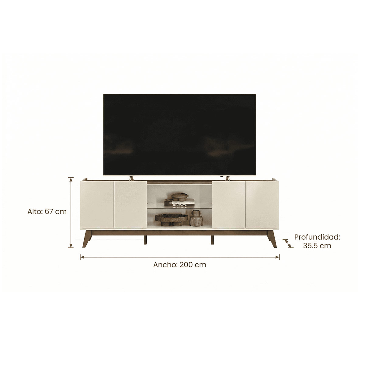RACK EXIT GUARUJA BEIGE 75” - 4