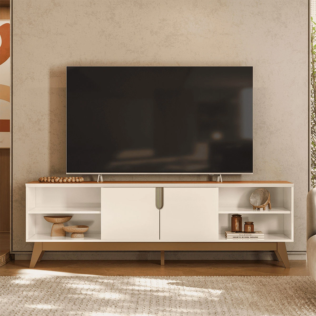 RACK TV EXIT LIS CEDRO BEIGE 70
