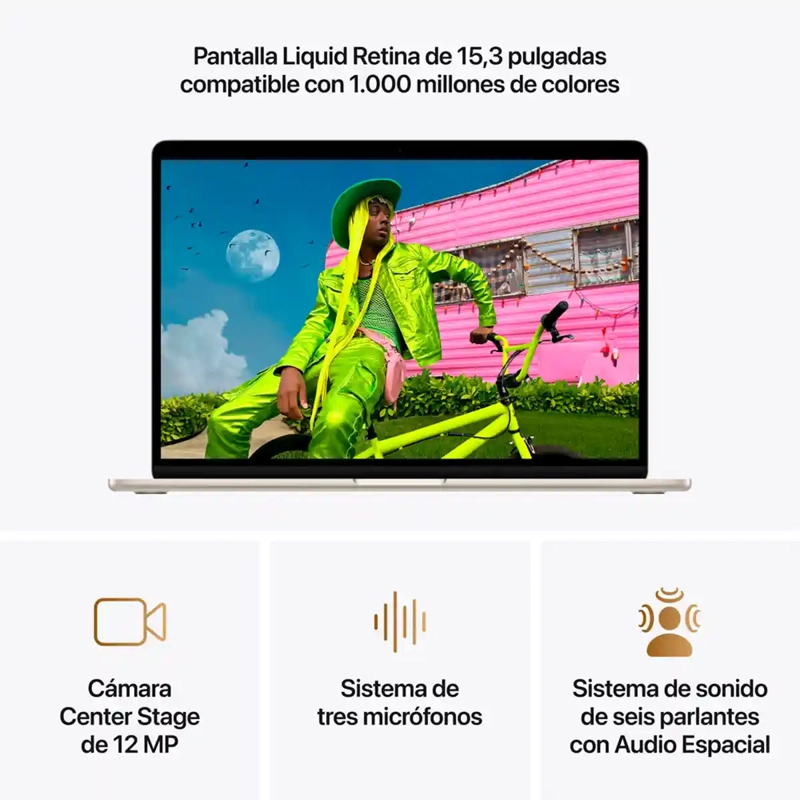 MACBOOK AIR M5 16GB RAM 512GB SSD 15.3” - 5