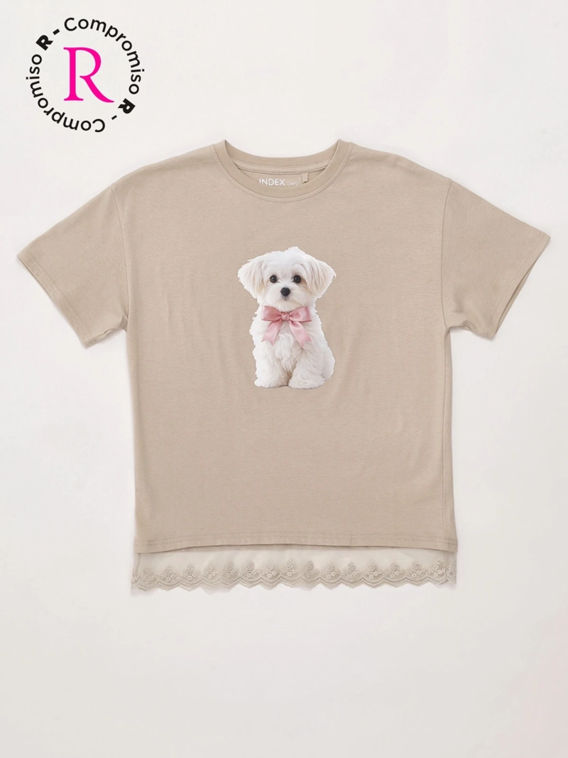 POLERA NIÑA INDEX TEEN ALGODÓN MANGA CORTA - 3