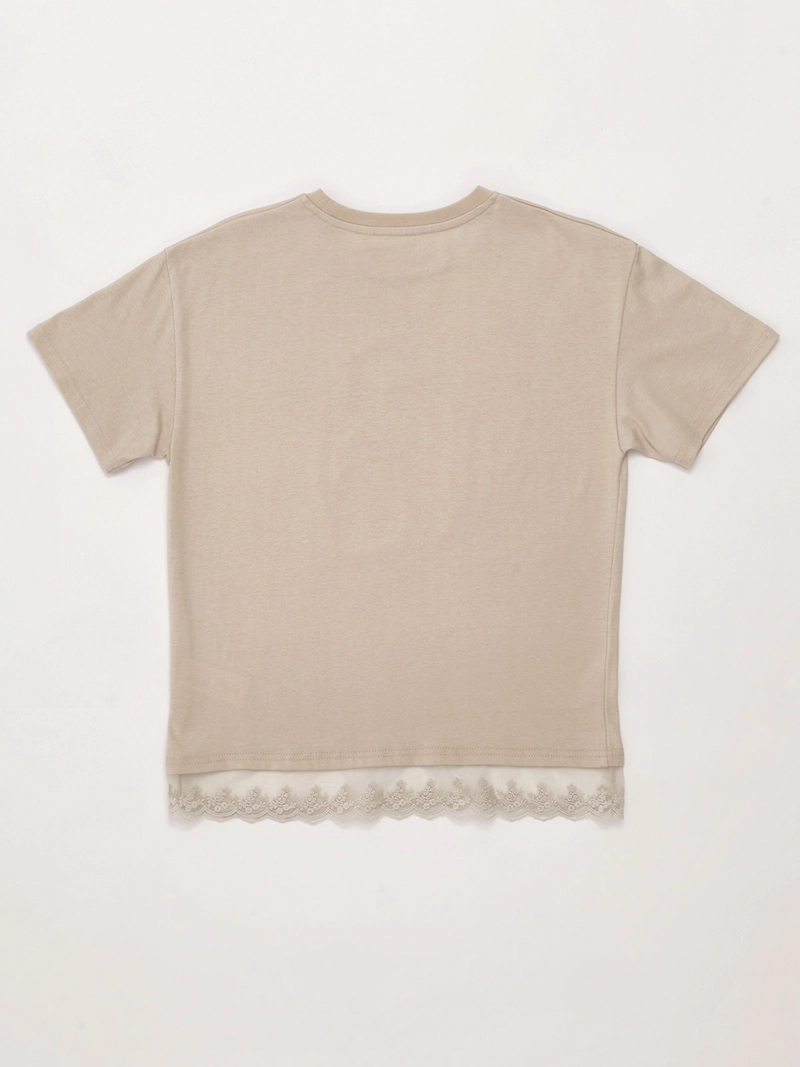POLERA NIÑA INDEX TEEN ALGODÓN MANGA CORTA - 4
