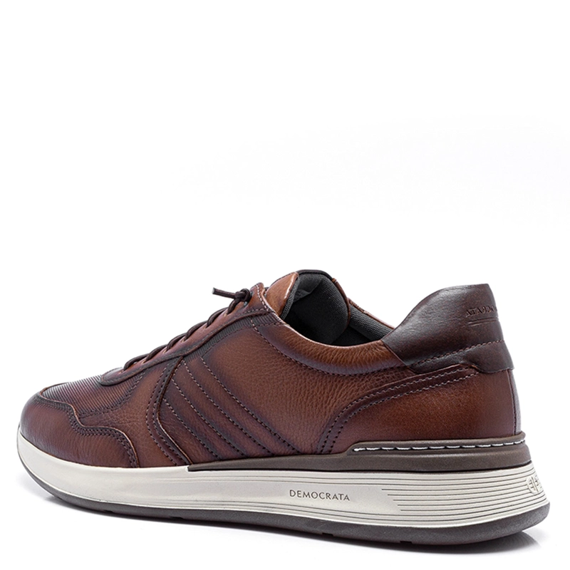 ZAPATILLAS HOMBRE DEMOCRATA CHOCOLATE MARK HI-SOFT 32 CUERO - 3