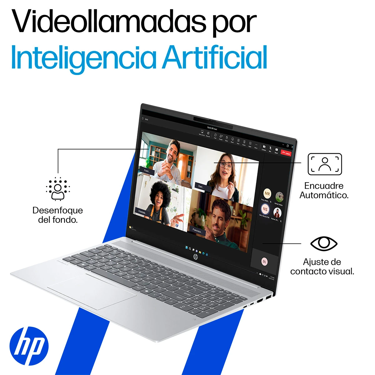 NOTEBOOK HP OMNIBOOK 5 AI 16-AG1051LA AMD RYZEN AI 5 16GB RAM 512GB SSD 16" - 9