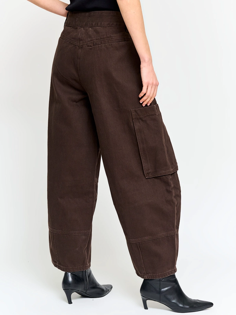 JEANS MUJER MARQUIS ALGODÓN BARREL CARGO - 3