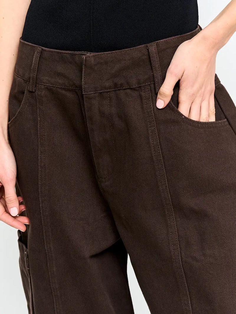 JEANS MUJER MARQUIS ALGODÓN BARREL CARGO - 4