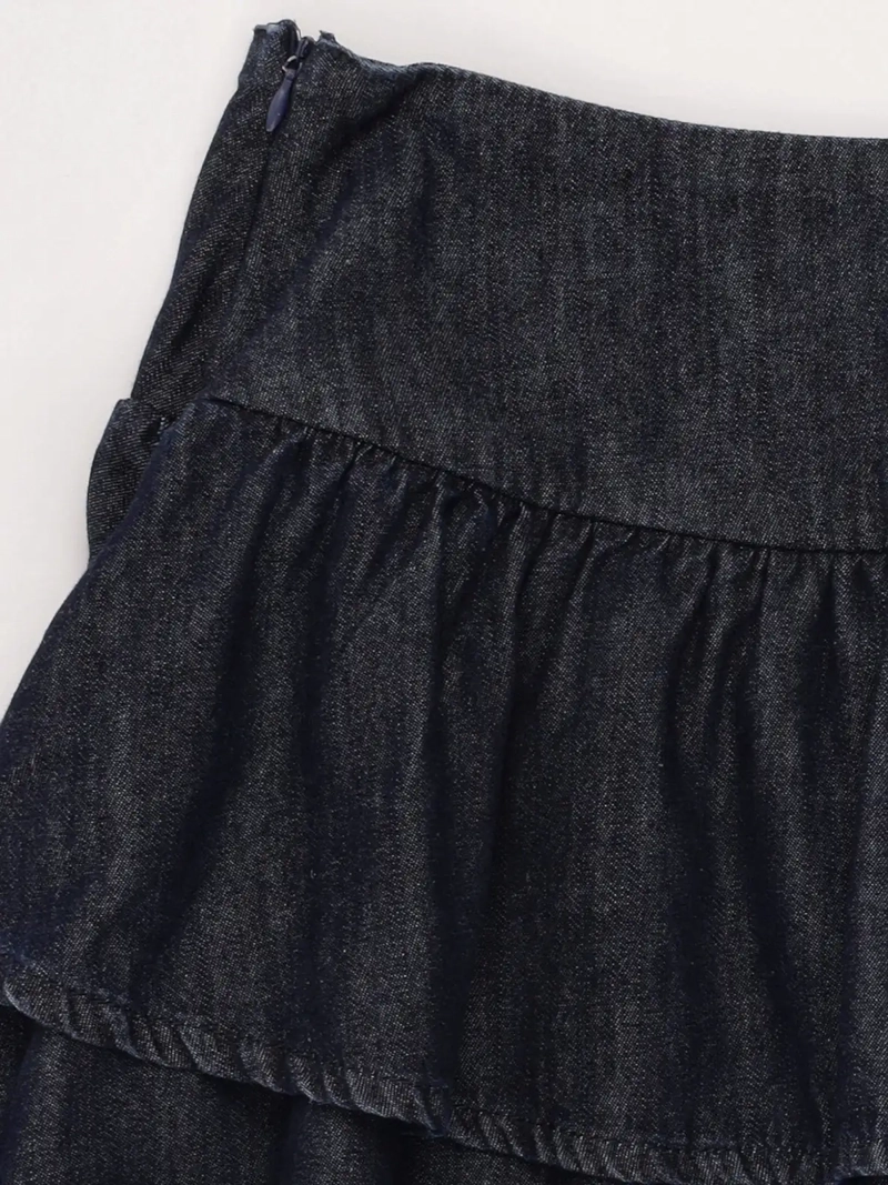 FALDA NIÑA INDEX TEEN ALGODÓN DENIM CAPAS - 5