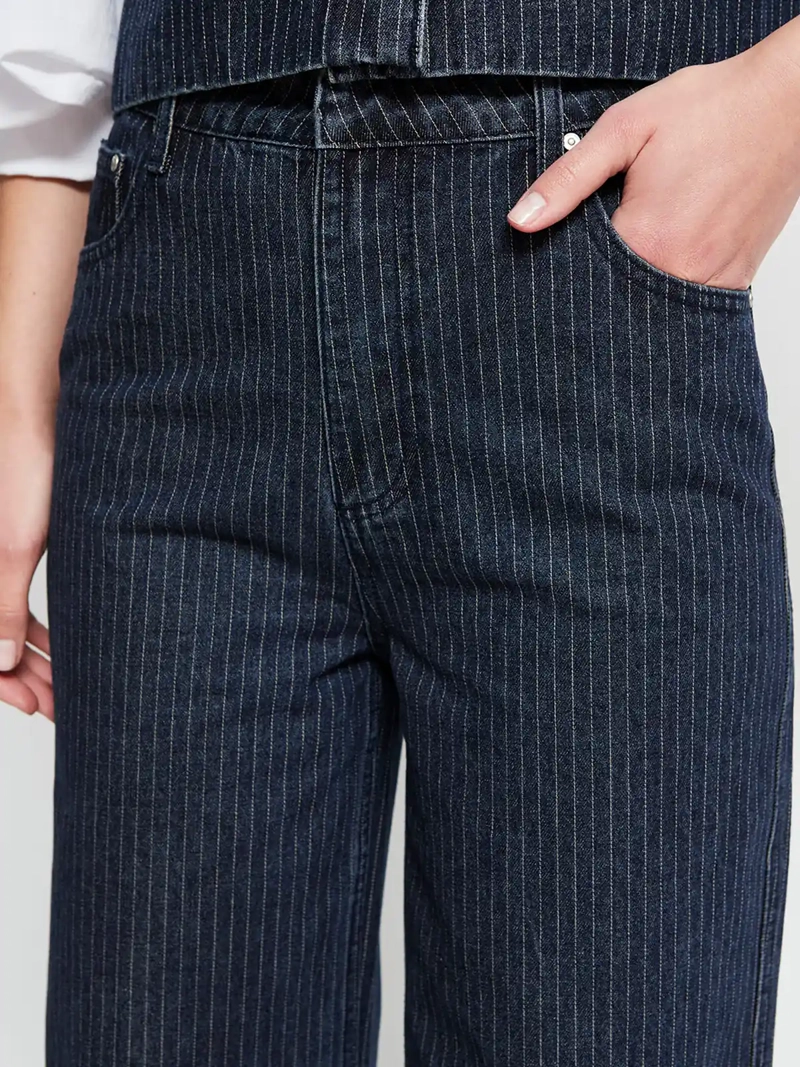 JEANS MUJER MARQUIS ALGODÓN RAYAS - 4
