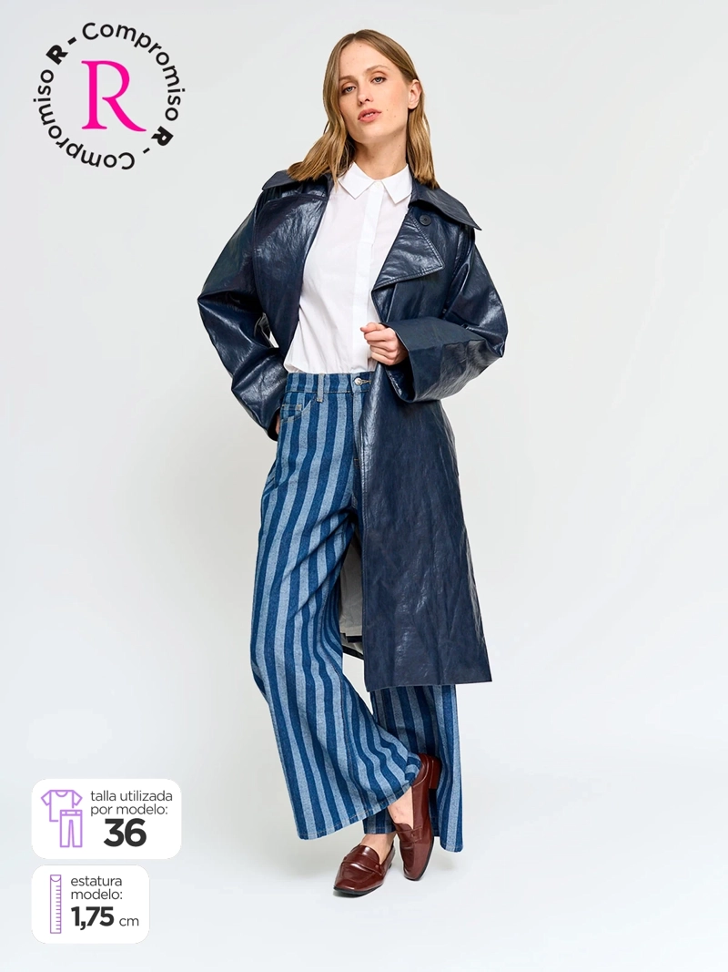 JEANS MUJER MARQUIS ALGODÓN RAYAS - 1