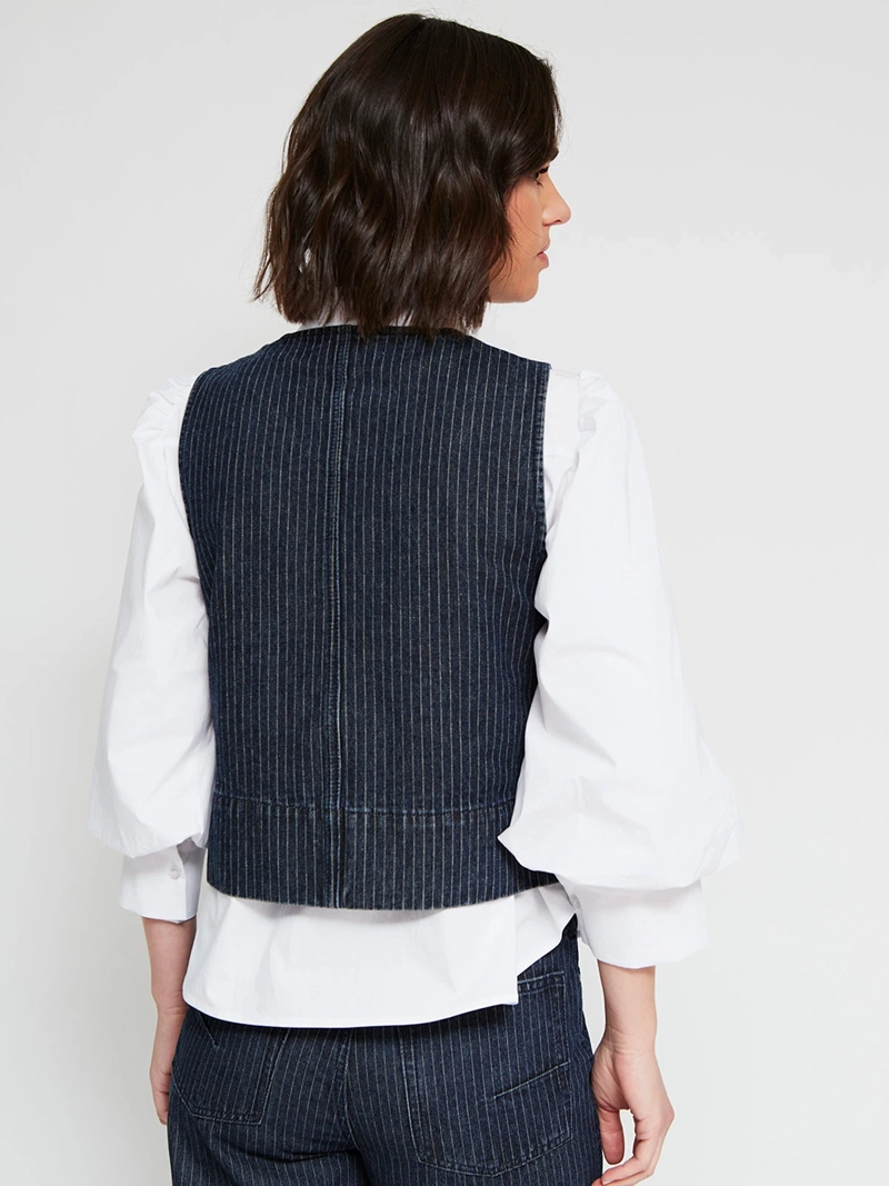 BLUSA MUJER MARQUIS ALGODÓN DENIM - 2