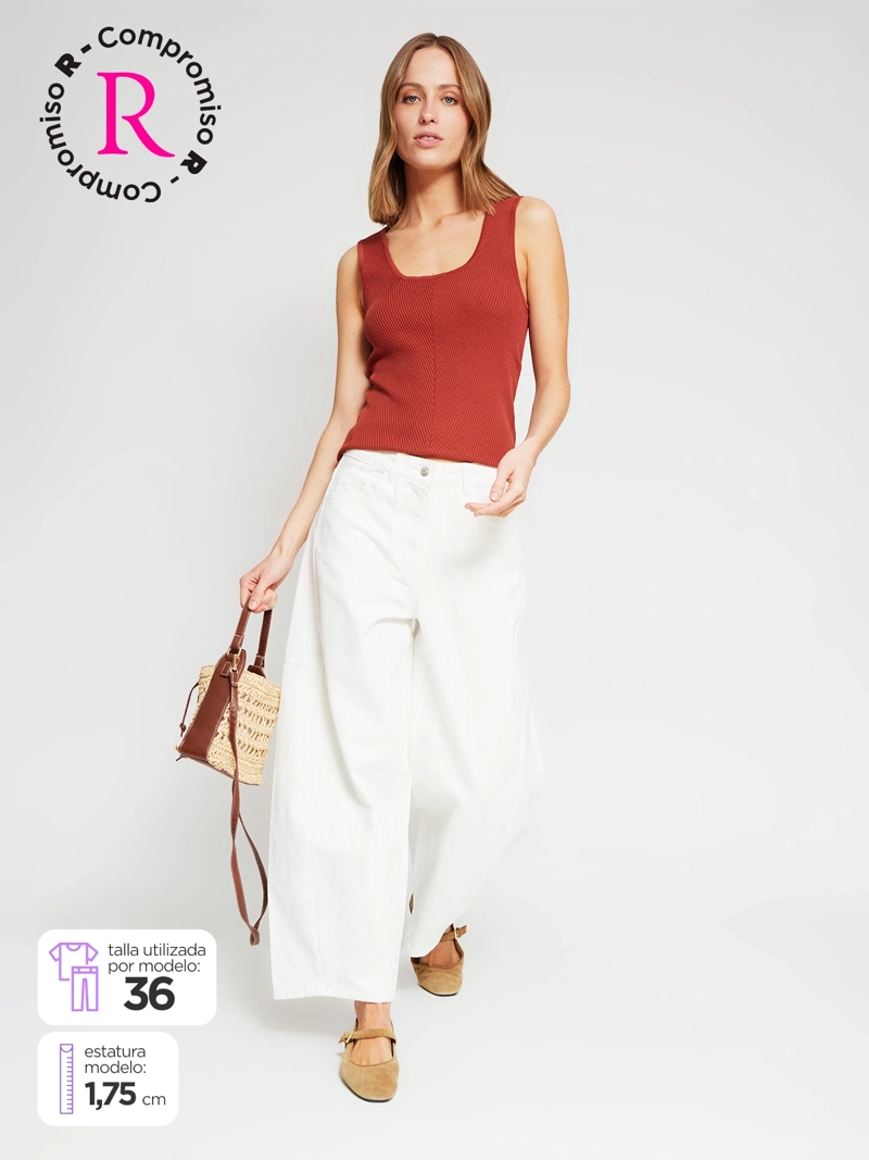JEANS MUJER MARQUIS ALGODÓN BARREL CORTES - 2