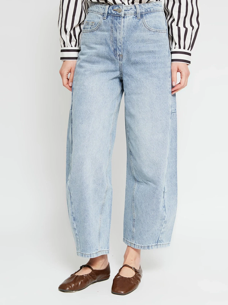 JEANS MUJER MARQUIS X BELÉN SOTO ALGODÓN BARREL CORTES - 2