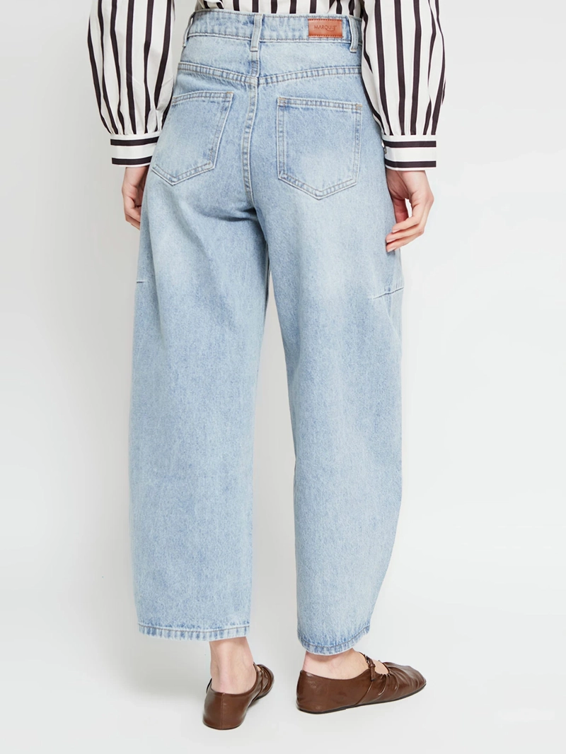 JEANS MUJER MARQUIS X BELÉN SOTO ALGODÓN BARREL CORTES - 3