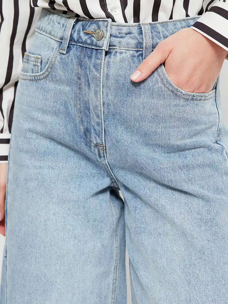 JEANS MUJER MARQUIS X BELÉN SOTO ALGODÓN BARREL CORTES - 4