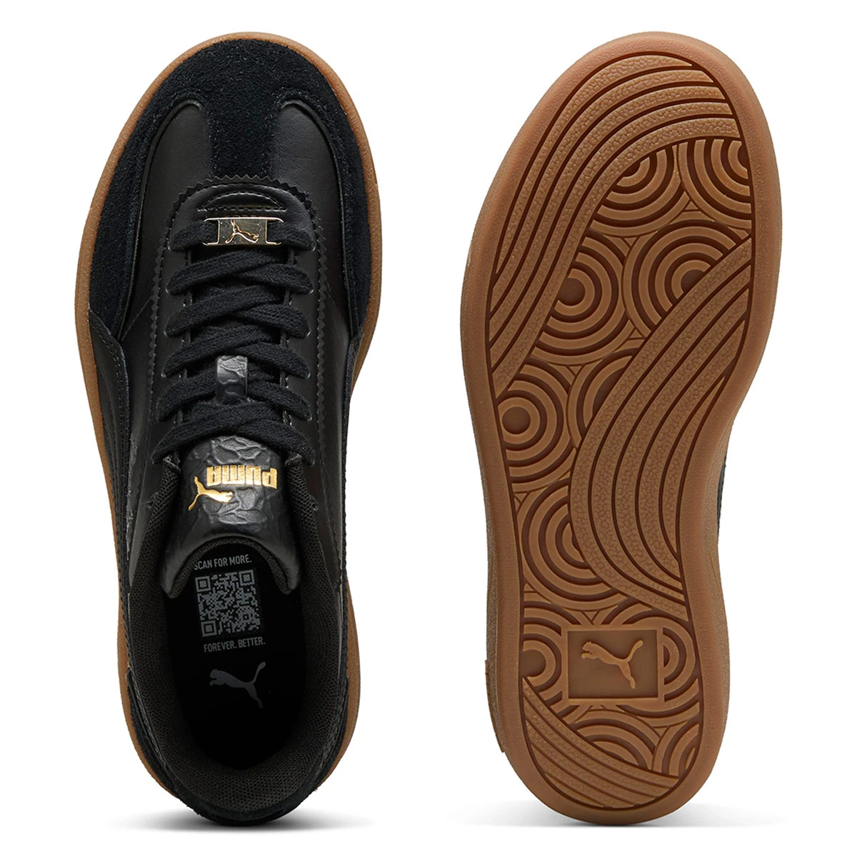 ZAPATILLAS MUJER PUMA CASUALES NEGRO CLUB II - 4