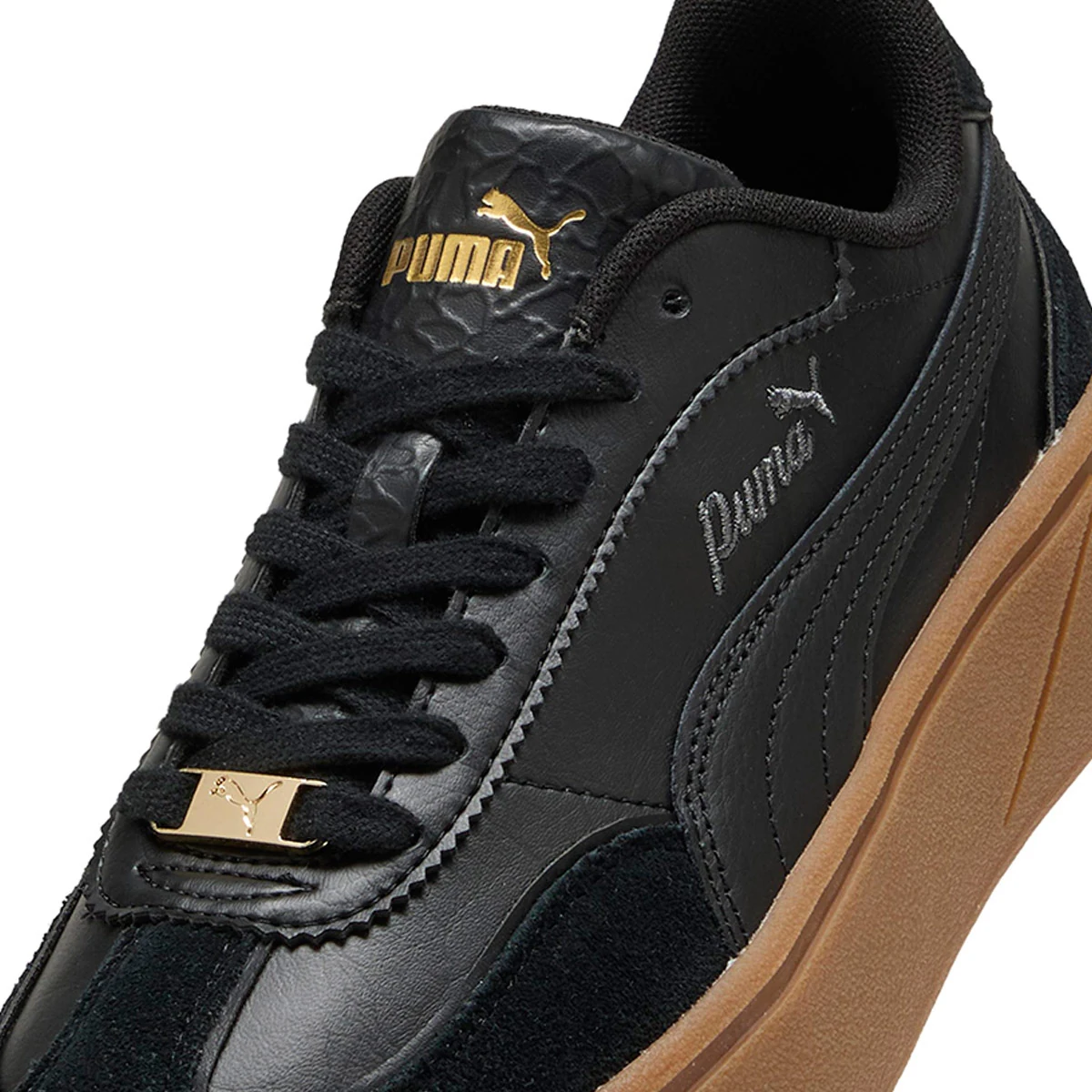 ZAPATILLAS MUJER PUMA CASUALES NEGRO CLUB II - 5