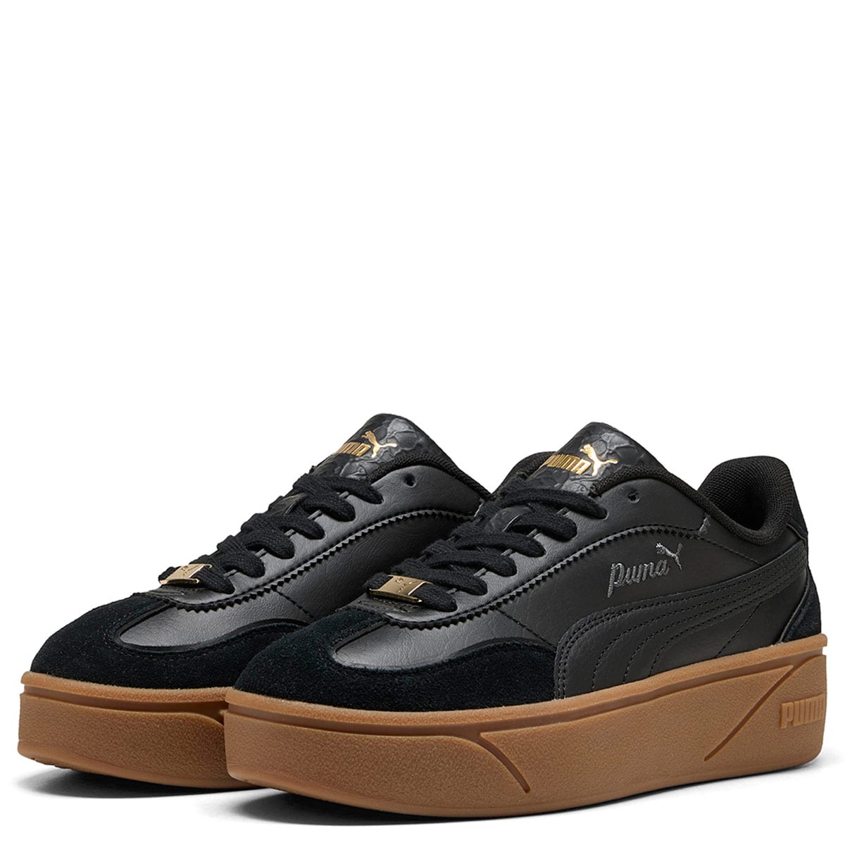 ZAPATILLAS MUJER PUMA CASUALES NEGRO CLUB II - 2