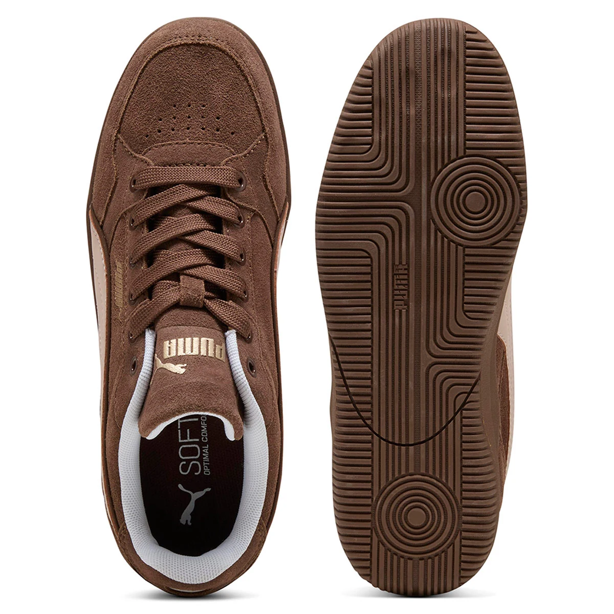 ZAPATILLAS MUJER PUMA CASUALES CAFÉ K-MODA - 4
