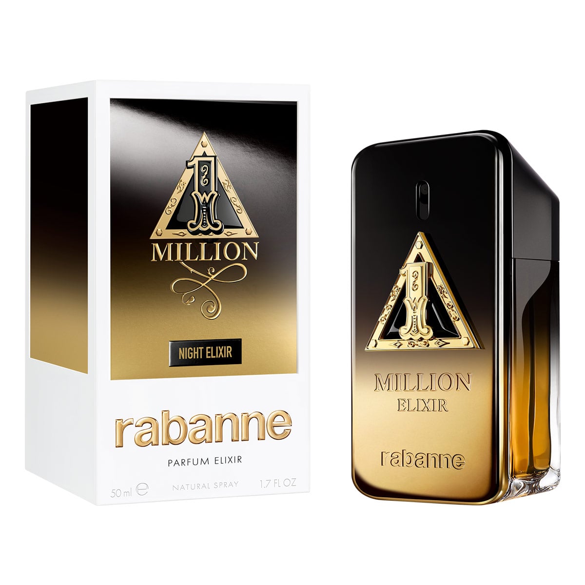 PERFUME HOMBRE RABANNE 1 MILLION NIGHT ELIXIR PARFFUM 50ML - 2