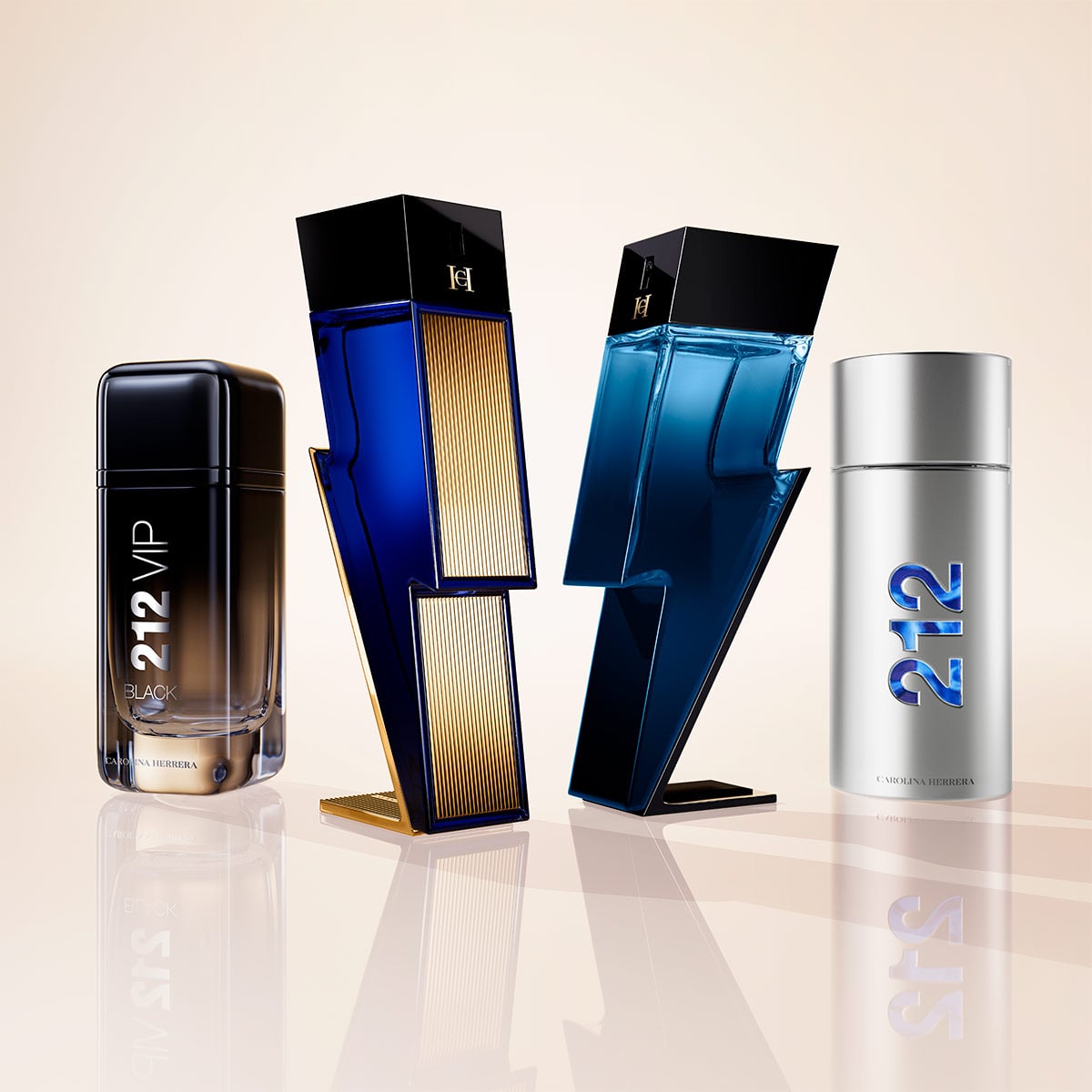 ESTUCHE PERFUME HOMBRE CAROLINA HERRERA 212 VIP BLACK EDP 100ML+EDP 10ML+GEL DE BAÑO 100ML - 2