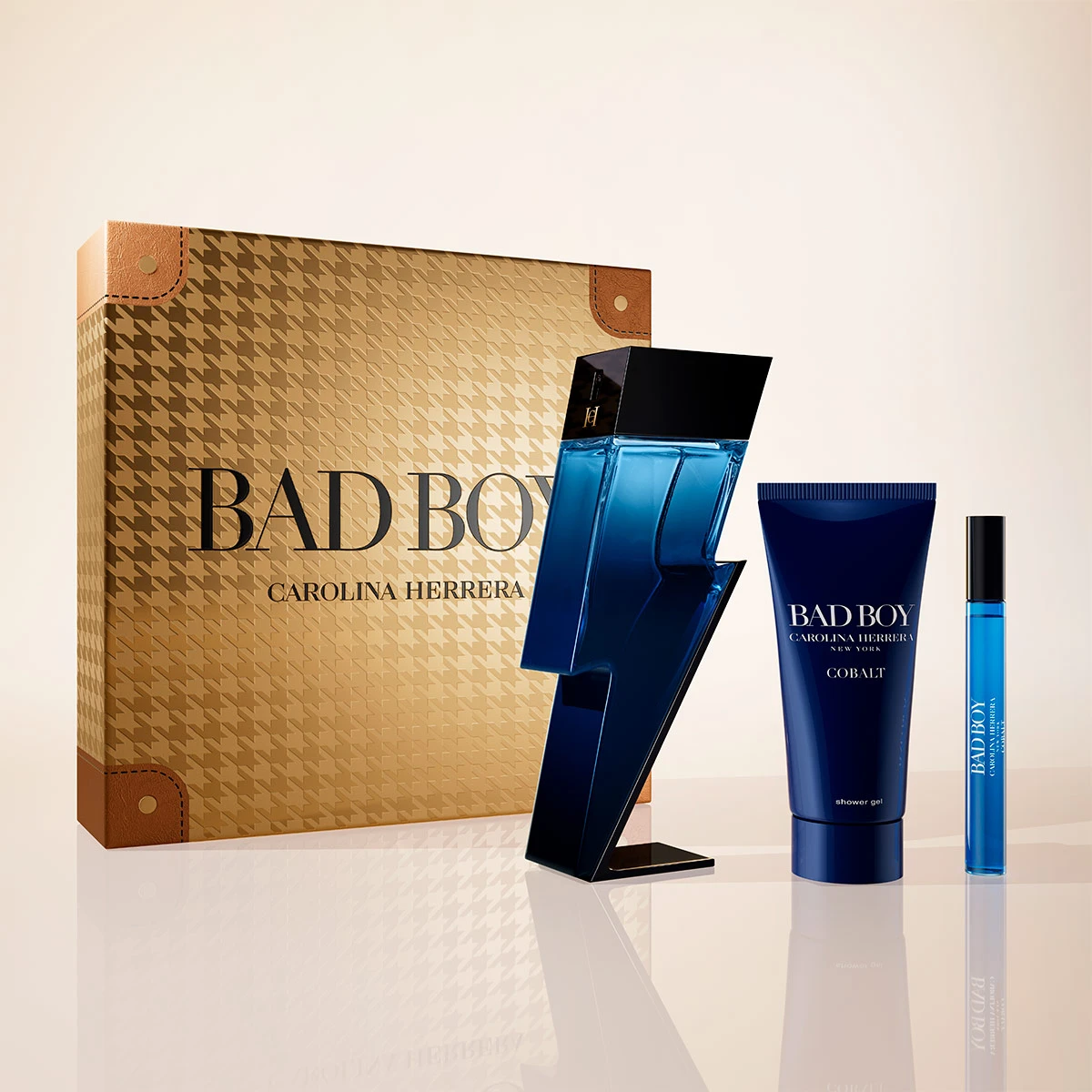 ESTUCHE PERFUME HOMBRE CAROLINA HERRERA BAD BOY COBALT EDP ELÉCTRIQUE 100ML+EDP ÉLECTRIQUE 10ML+GEL DE BAÑO 100ML - 4