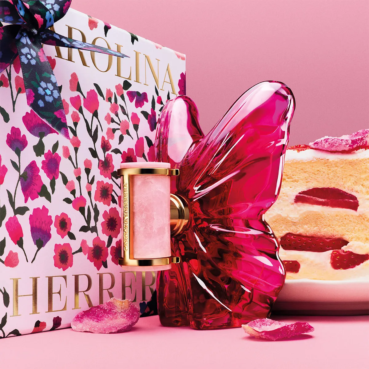 ESTUCHE PERFUME MUJER CAROLINA HERRERA LA BOMBA EDP 80ML+EDP 10ML+LOCIÓN CORPORAL 100ML - 3