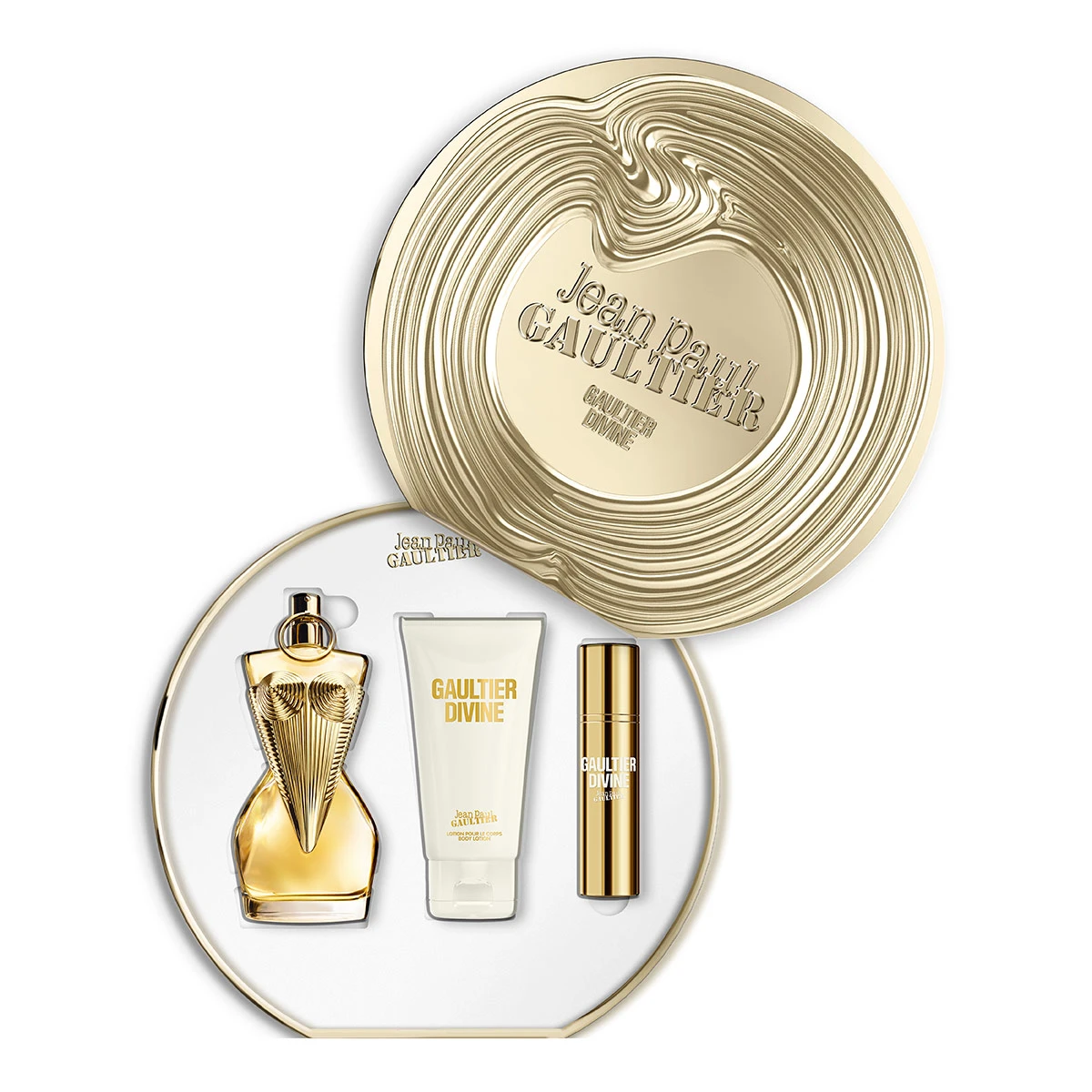 ESTUCHE PERFUME MUJER JEAN PAUL GAULTIER DIVINE EDP 100ML+EDP 10ML+LOCIÓN CORPORAL 75ML - 3