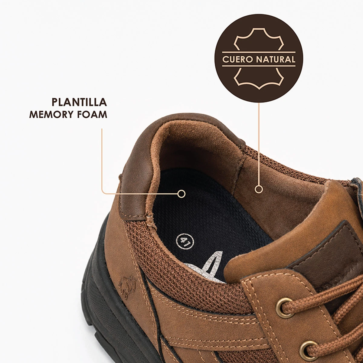 ZAPATOS HOMBRE JARMAN BEIGE FINN  - 3